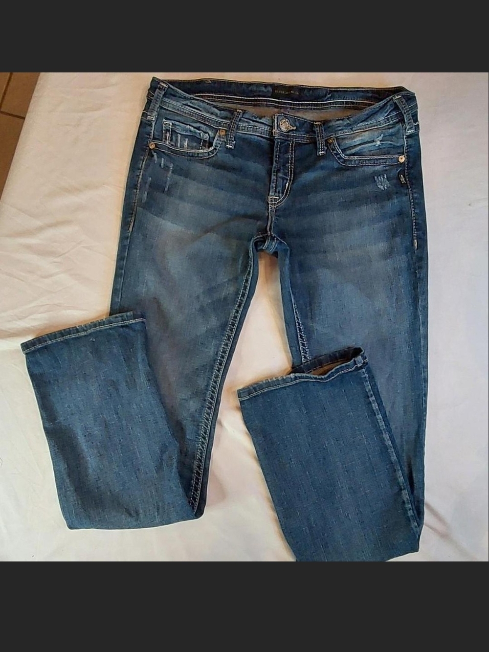Silver Jeans Co. Women's Tuesday Slim Bootcut Jeans Size 33x33 Excellent cond